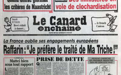 N° 4324 du Canard Enchaîné –  10 Septembre 2003