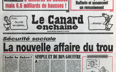 N° 4326 du Canard Enchaîné –  24 Septembre 2003