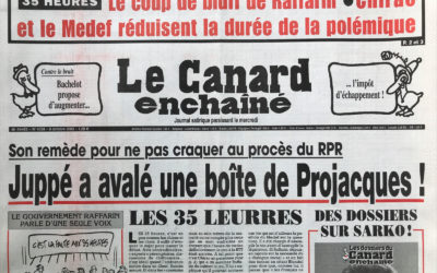 N° 4328 du Canard Enchaîné –  8 Octobre 2003