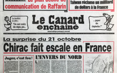 N° 4330 du Canard Enchaîné –  22 Octobre 2003