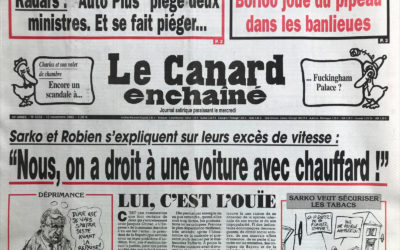 N° 4333 du Canard Enchaîné –  12 Novembre 2003