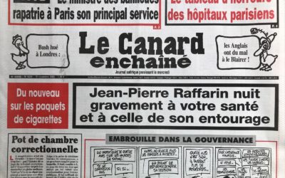 N° 4334 du Canard Enchaîné –  19 Novembre 2003