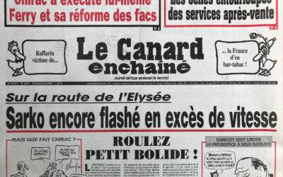 N° 4335 du Canard Enchaîné –  26 Novembre 2003