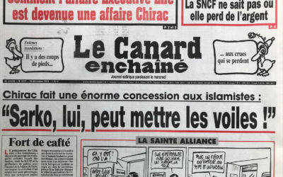 N° 4337 du Canard Enchaîné –  10 Décembre 2003