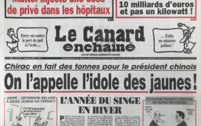 N° 4344 du Canard Enchaîné –  28 Janvier 2004