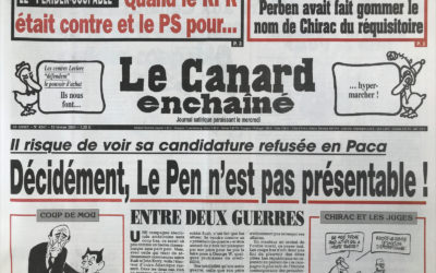 N° 4347 du Canard Enchaîné –  18 Février 2004