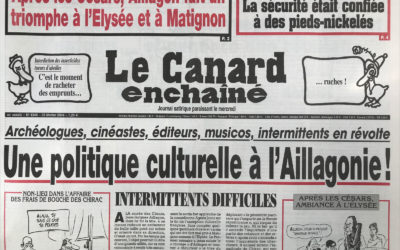 N° 4348 du Canard Enchaîné –  25 Février 2004