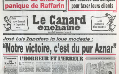 N° 4351 du Canard Enchaîné –  17 Mars 2004