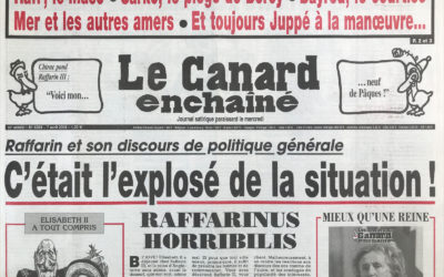 N° 4354 du Canard Enchaîné –  7 Avril 2004