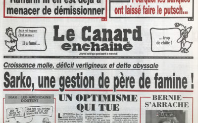 N° 4355 du Canard Enchaîné –  14 Avril 2004