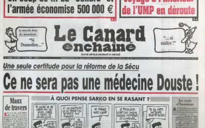 N° 4356 du Canard Enchaîné –  21 Avril 2004