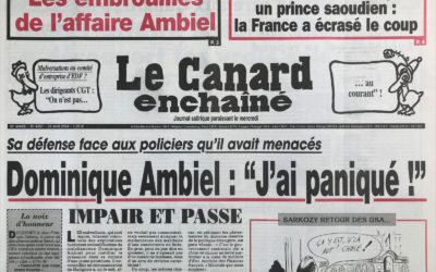 N° 4357 du Canard Enchaîné –  28 Avril 2004