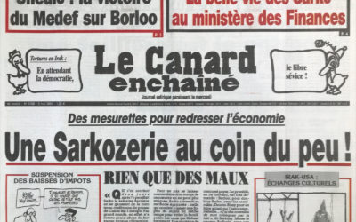 N° 4358 du Canard Enchaîné –  5 Mai 2004
