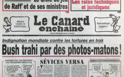N° 4359 du Canard Enchaîné –  12 Mai 2004