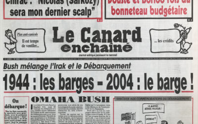 N° 4362 du Canard Enchaîné –  2 Juin 2004