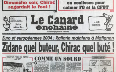 N° 4364 du Canard Enchaîné –  16 Juin 2004
