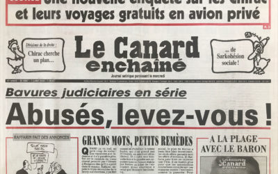 N° 4367 du Canard Enchaîné –  7 Juillet 2004