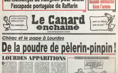 N° 4372 du Canard Enchaîné –  11 Août 2004