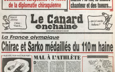 N° 4373 du Canard Enchaîné –  18 Août 2004