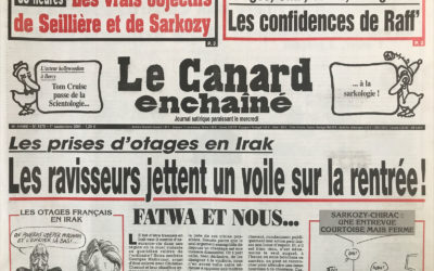 N° 4375 du Canard Enchaîné –  1 Septembre 2004