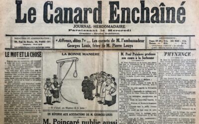 N° 438 du Canard Enchaîné –  19 Novembre 1924