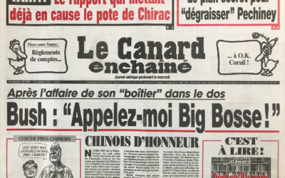 N° 4381 du Canard Enchaîné –  13 Octobre 2004