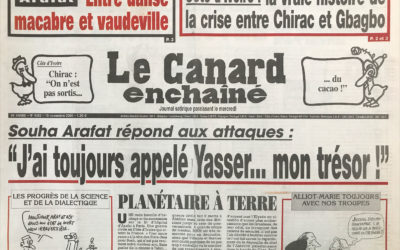 N° 4385 du Canard Enchaîné –  10 Novembre 2004