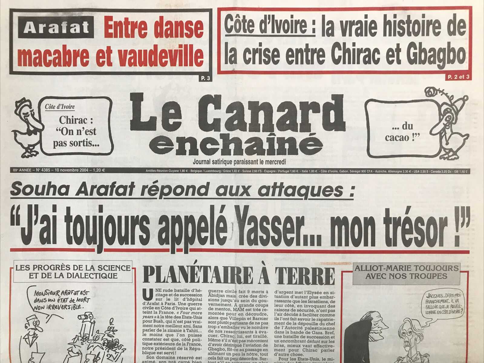 Couac ! | Acheter un Canard | Vente d'Anciens Journaux du Canard Enchaîné. Des Journaux Satiriques de Collection, Historiques & Authentiques de 1916 à 2004 ! | 4385