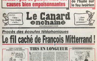 N° 4386 du Canard Enchaîné –  17 Novembre 2004