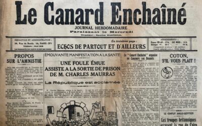 N° 439 du Canard Enchaîné –  26 Novembre 1924