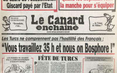 N° 4390 du Canard Enchaîné –  15 Décembre 2004