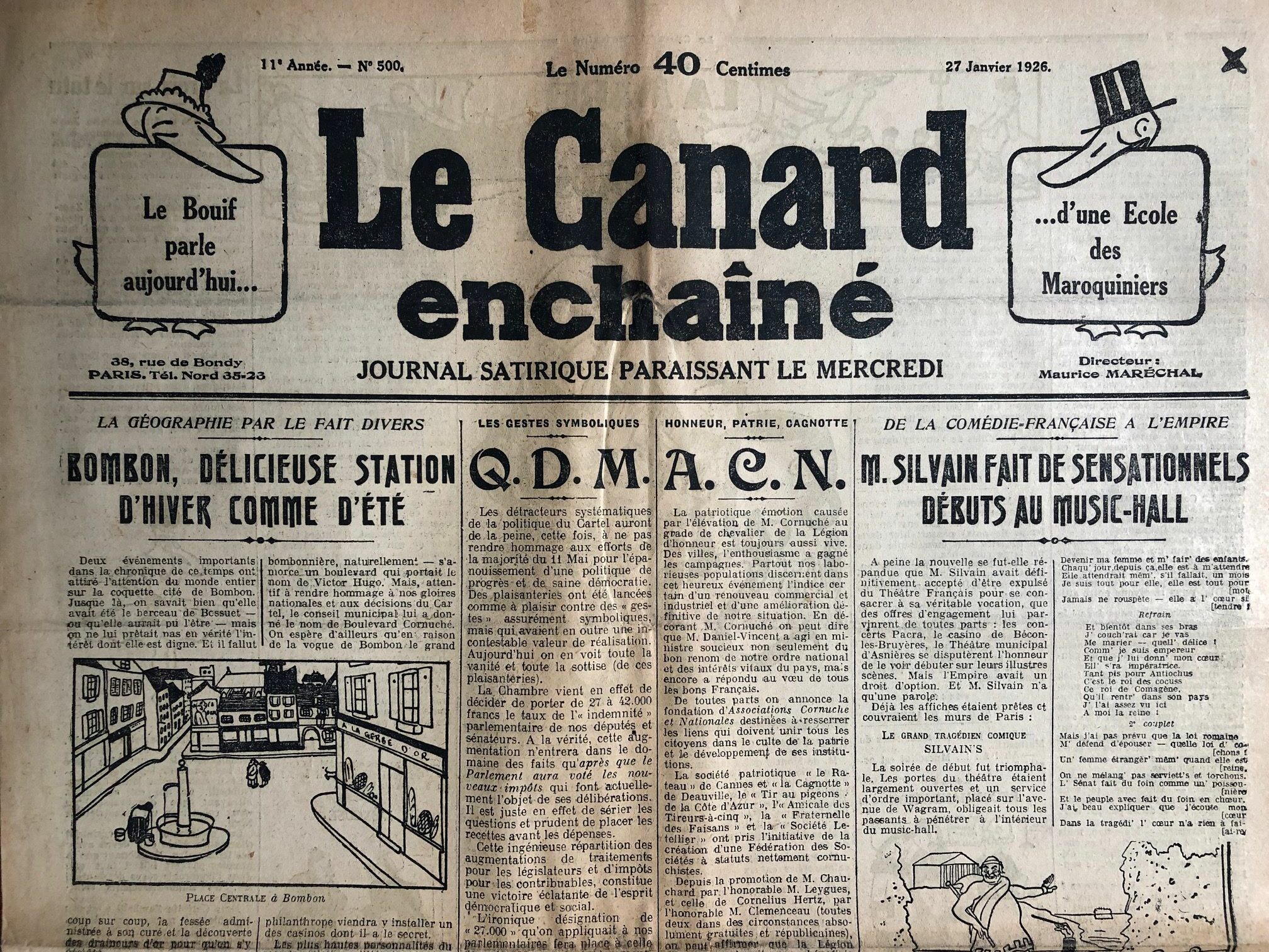 Couac ! | Acheter un Canard | Vente d'Anciens Journaux du Canard Enchaîné. Des Journaux Satiriques de Collection, Historiques & Authentiques de 1916 à 2004 ! | 500 rotated