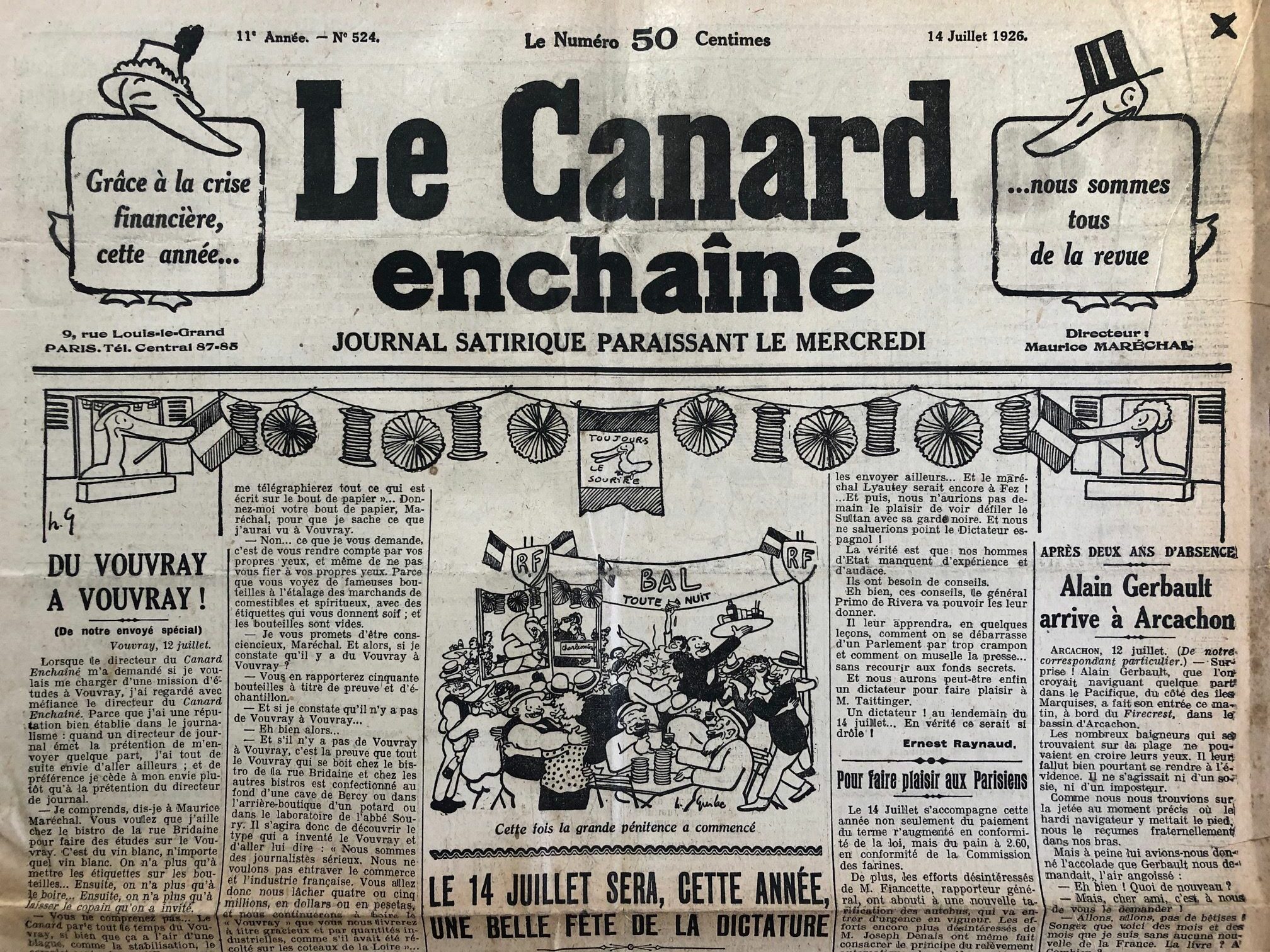 Couac ! | Acheter un Canard | Vente d'Anciens Journaux du Canard Enchaîné. Des Journaux Satiriques de Collection, Historiques & Authentiques de 1916 à 2004 ! | 524 rotated