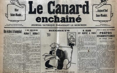 N° 550 du Canard Enchaîné – 12 Janvier 1927