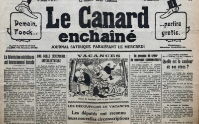 N° 577 du Canard Enchaîné – 20 Juillet 1927