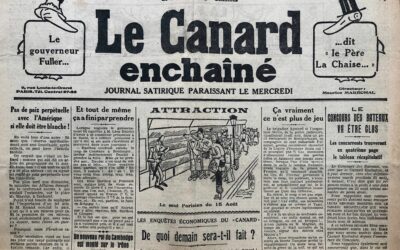 N° 581 du Canard Enchaîné – 17 Août 1927