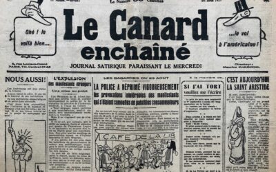 N° 583 du Canard Enchaîné – 31 Août 1927