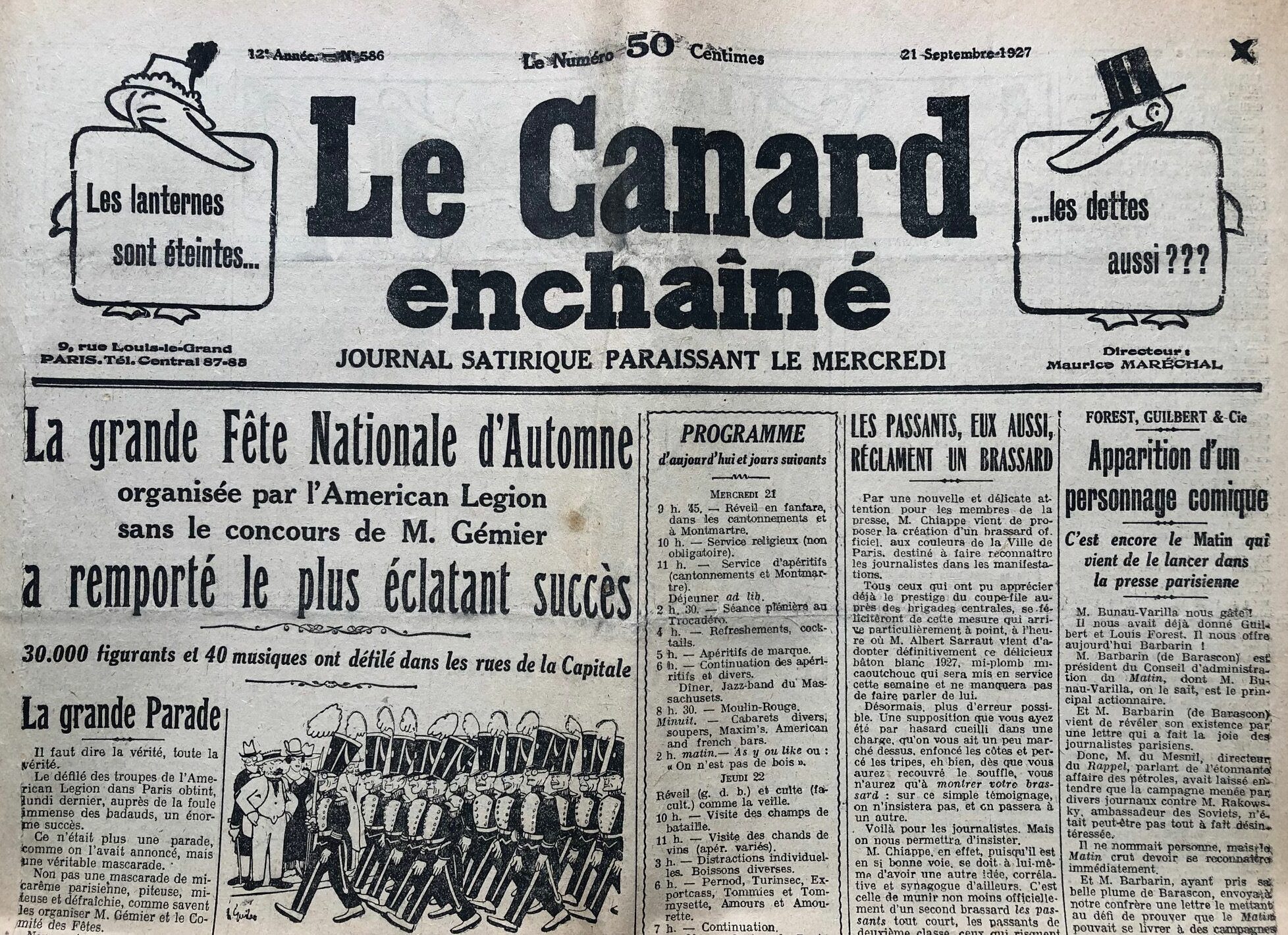 Couac ! | Acheter un Canard | Vente d'Anciens Journaux du Canard Enchaîné. Des Journaux Satiriques de Collection, Historiques & Authentiques de 1916 à 2005 ! | 586 e1757604006390
