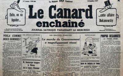 N° 589 du Canard Enchaîné – 12 Octobre 1927