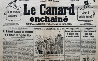 N° 590 du Canard Enchaîné – 19 Octobre 1927