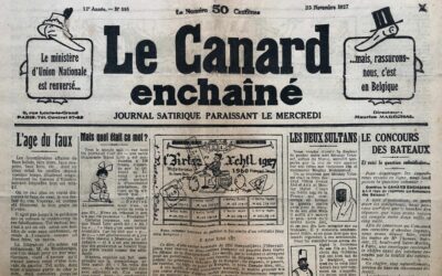 N° 595 du Canard Enchaîné – 23 Novembre 1927