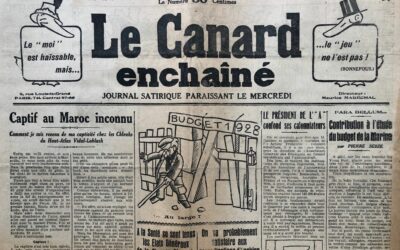 N° 596 du Canard Enchaîné – 30 Novembre 1927