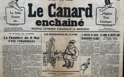 N° 597 du Canard Enchaîné – 7 Décembre 1927
