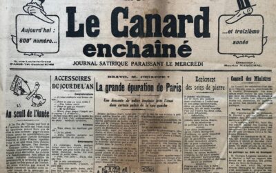 N° 600 du Canard Enchaîné – 28 Décembre 1927