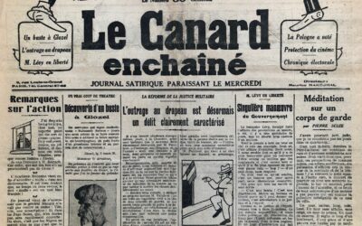 N° 610 du Canard Enchaîné –  7 Mars 1928