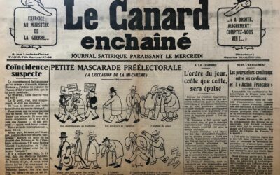 N° 611 du Canard Enchaîné –  14 Mars 1928