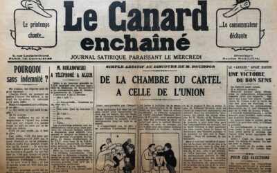 N° 612 du Canard Enchaîné –  21 Mars 1928