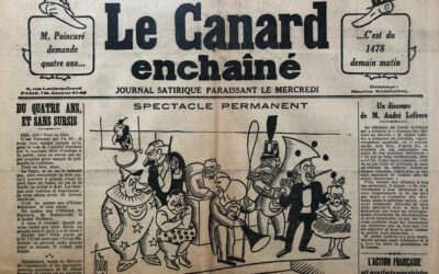 N° 614 du Canard Enchaîné –  4 Avril 1928