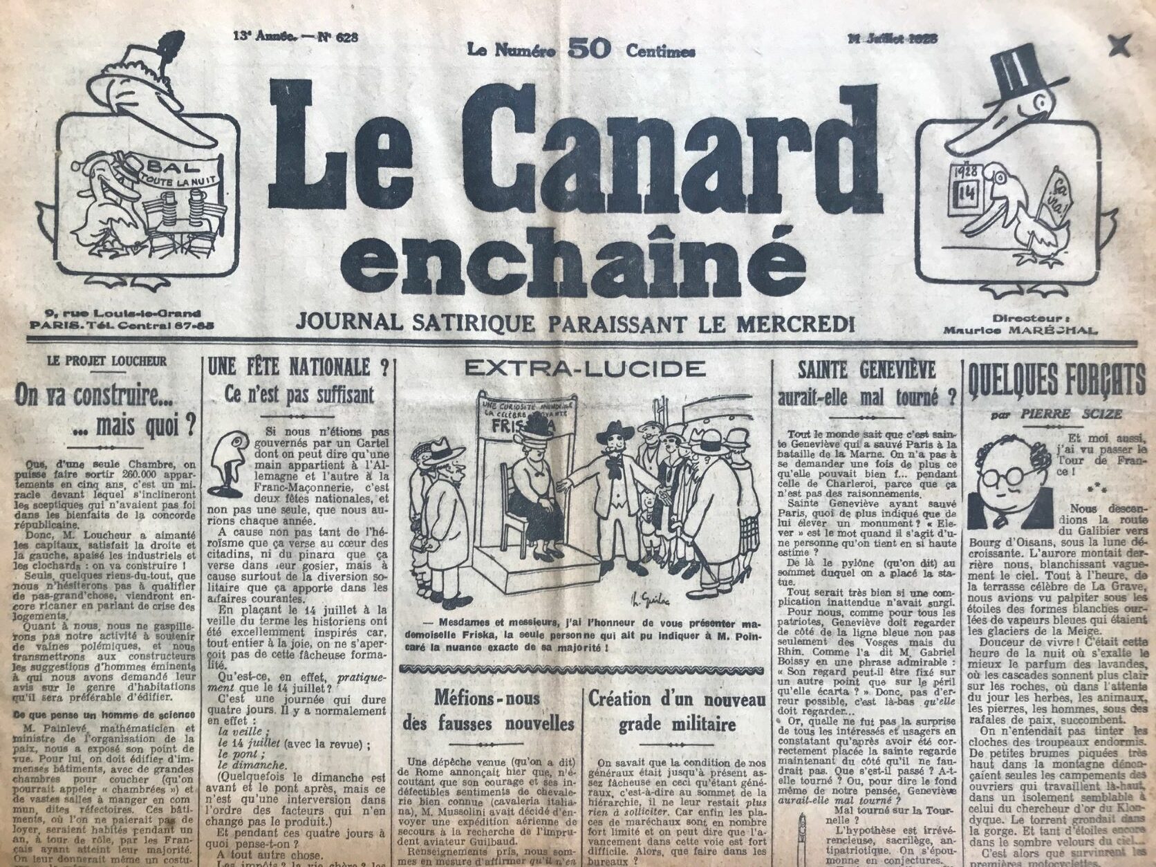 Couac ! | Acheter un Canard | Vente d'Anciens Journaux du Canard Enchaîné. Des Journaux Satiriques de Collection, Historiques & Authentiques de 1916 à 2004 ! | 628 rotated