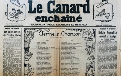 N° 670 du Canard Enchaîné –  1 Mai 1929